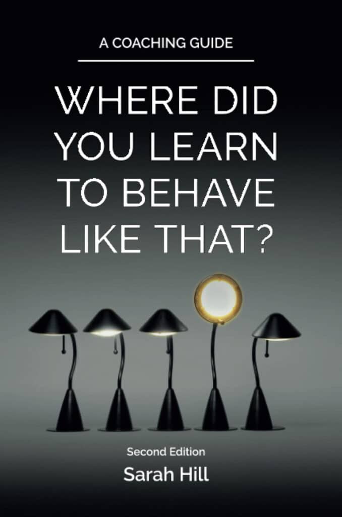 Where did you learn to behave like that Sarah Hill book cover