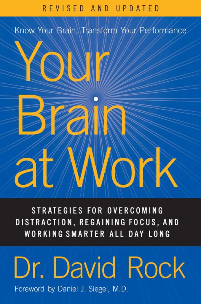 Your Brain at Work Dr. David Rock book cover